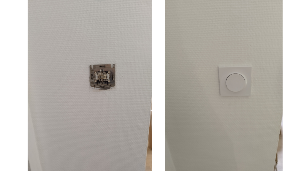 photo du remplacement d'un va et vien par un neuf
